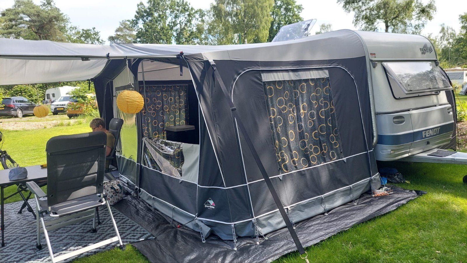 voortent dorema Daytona xl 270, Ophalen, Zo goed als nieuw, Ten Cate All Season 200g/m2, Dorema