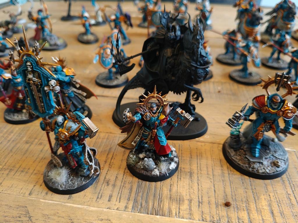 Age of sigmar Stormcase army, Hobby en Vrije tijd, Wargaming, Gebruikt, Figuurtje(s), Warhammer, Ophalen of Verzenden