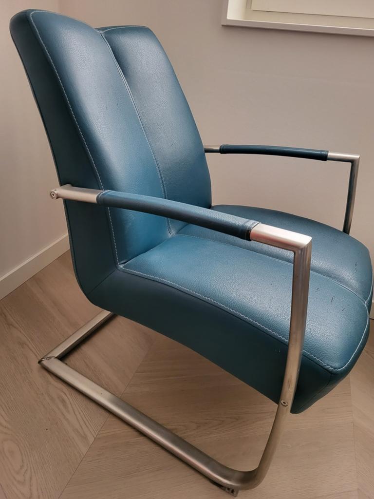 Xooon fauteuil, Ophalen, Gebruikt, 50 tot 75 cm, Leer