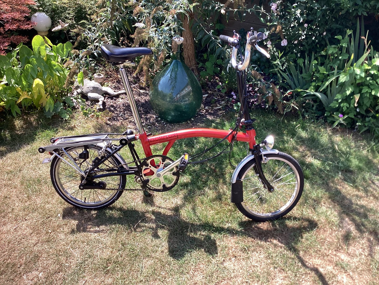 Brompton vouwfiets met 6 versnellingen in goede staat, Fietsen en Brommers, Fietsen | Vouwfietsen, Ophalen, Brompton, 16 tot 18 inch