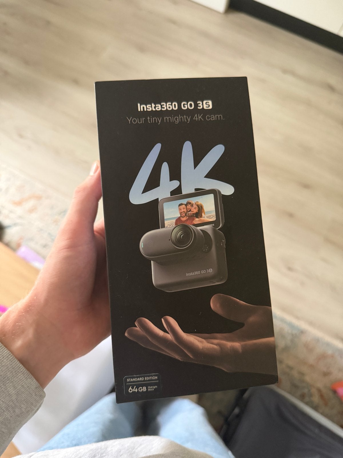 Insta360 GO 3S 64GB 4K Actiecamera, Ophalen of Verzenden, Nieuw, Overige merken