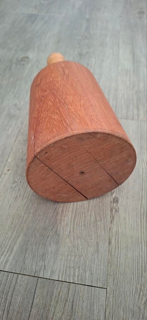 Houten beeldhouwhamer,  houten klopper., Ophalen of Verzenden, Gebruikt