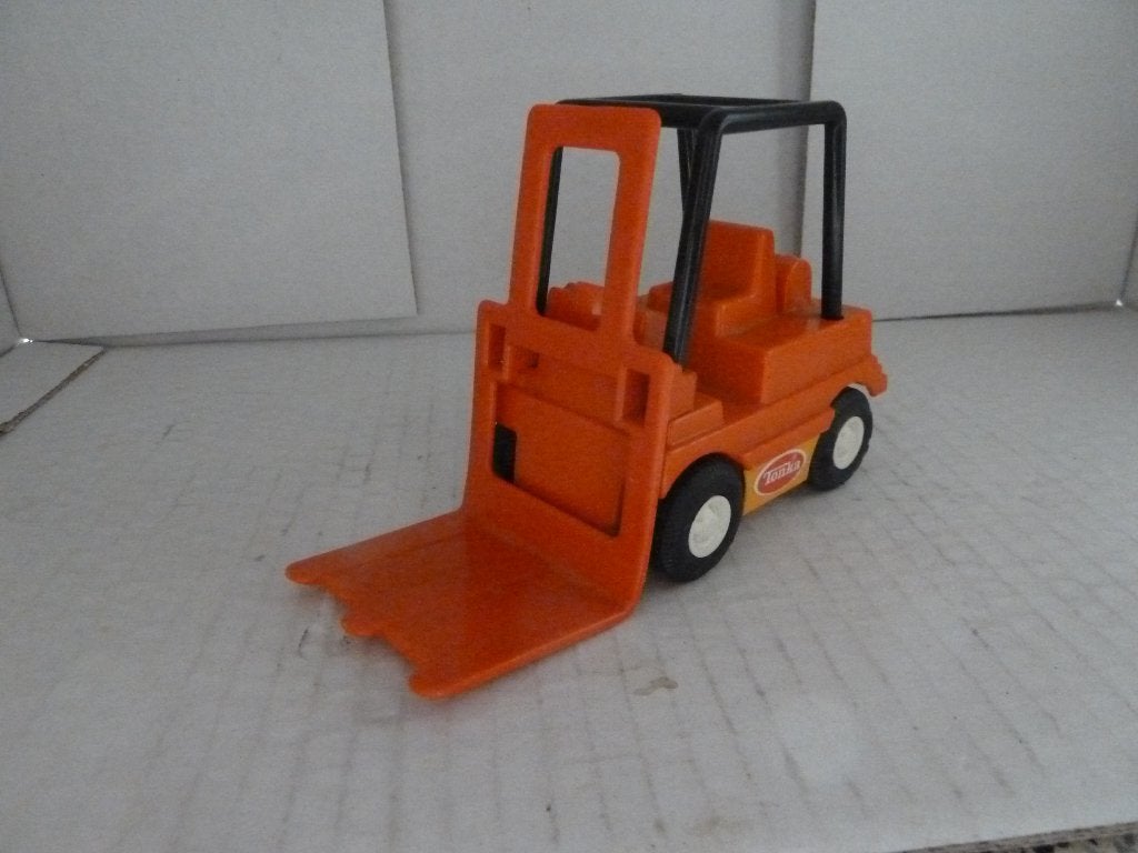 Tonka Heftruck oranje-rood2 (h2), Ophalen of Verzenden