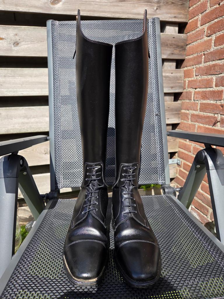 Nog mooie leren Petrie laarzen, maat 38, Dieren en Toebehoren, Ophalen of Verzenden, Gebruikt, Dressuur, Schoeisel