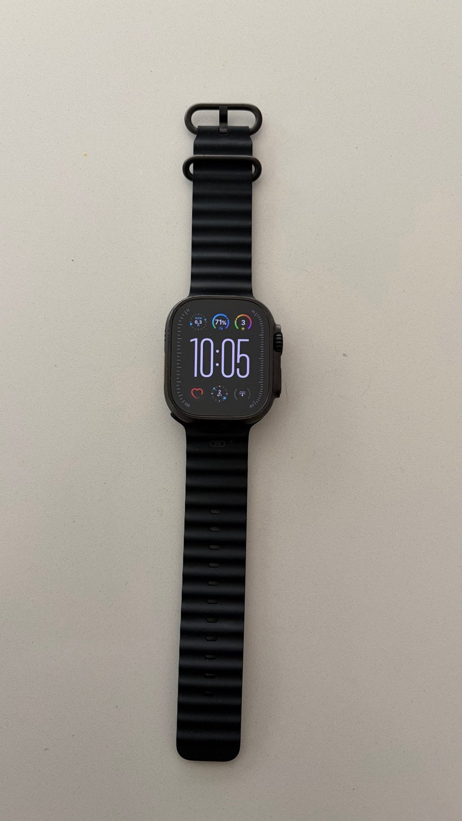 Apple Watch Ultra 2 Titanium - Zo goed als nieuw, Ophalen, Afstand, Zwart, IOS