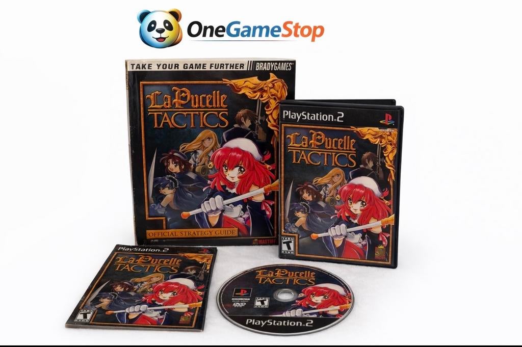 La Pucelle Tactics PS2 Compleet met Strategy Guide, Ophalen of Verzenden, Zo goed als nieuw, Sony playstation, Vanaf 3 jaar