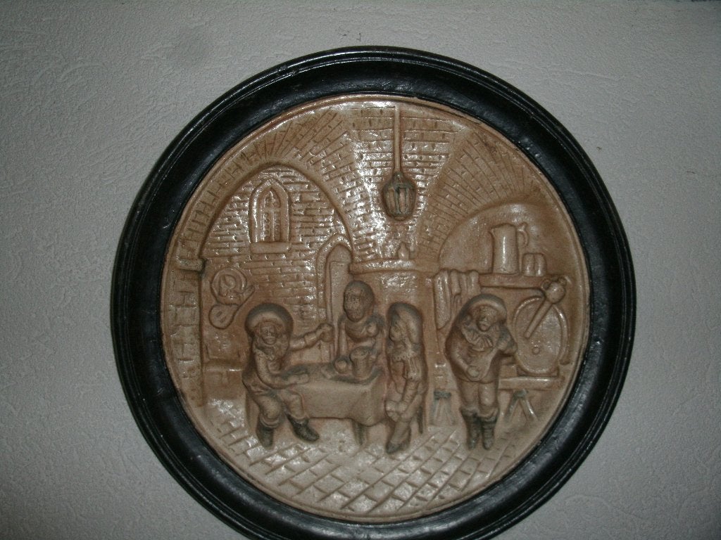 7c aarder wek ophang bord 35 cm, Antiek en Kunst, Ophalen of Verzenden