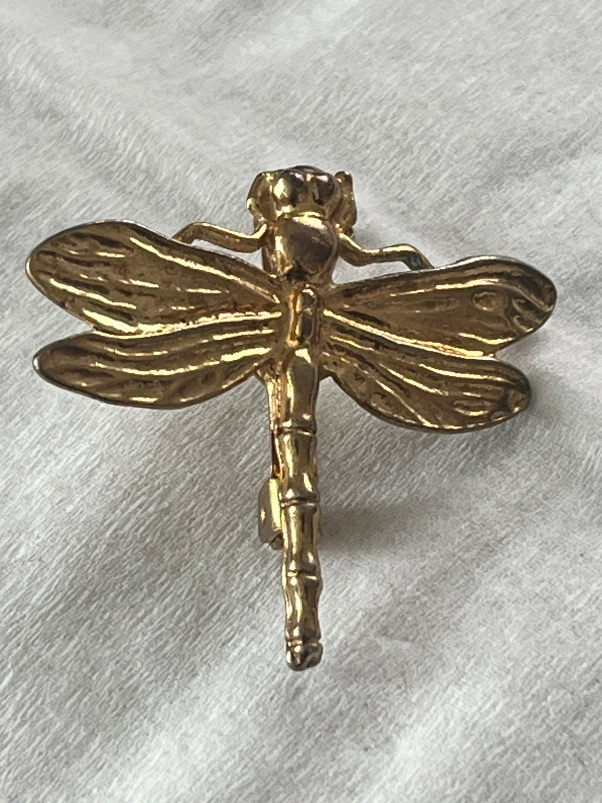 Oude broche van een libelle, Verzenden, Zo goed als nieuw, Overige materialen
