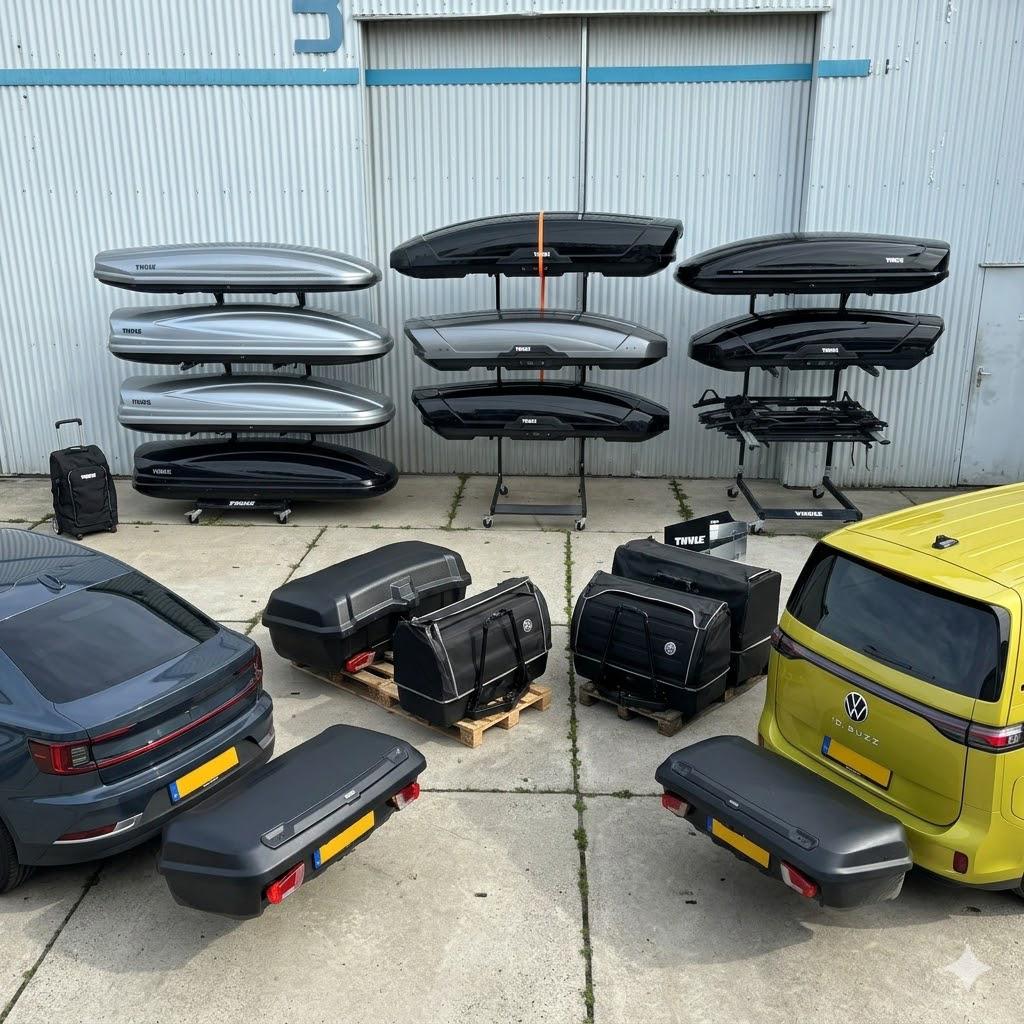 Te Huur: Thule Dakkoffers & Trekhaakkoffers (M t/m XXL), Auto diversen, Ophalen, Gebruikt