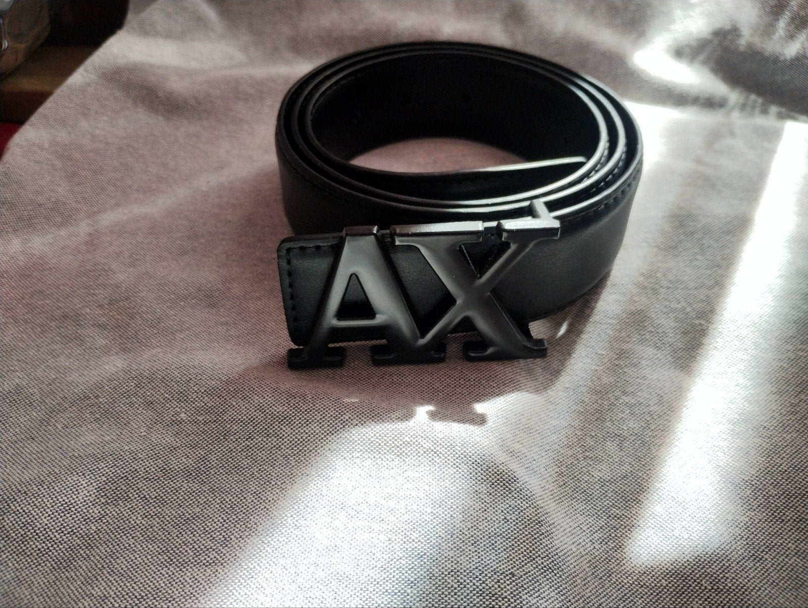 Armani Exchange AX Riem Zwart, Zwart, Nieuw, Heupriem, Ophalen of Verzenden
