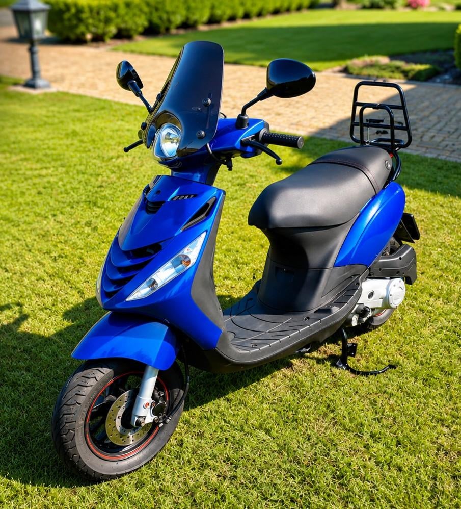 Piaggio Zip Scooter - Blauw, Fietsen en Brommers, Scooters | Piaggio, Ophalen, Benzine, Zip