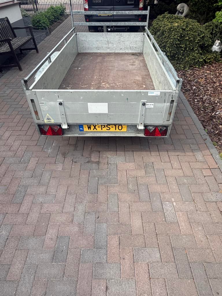 Anssem aanhangwagen - Dubbelasser, Ophalen of Verzenden, Gebruikt