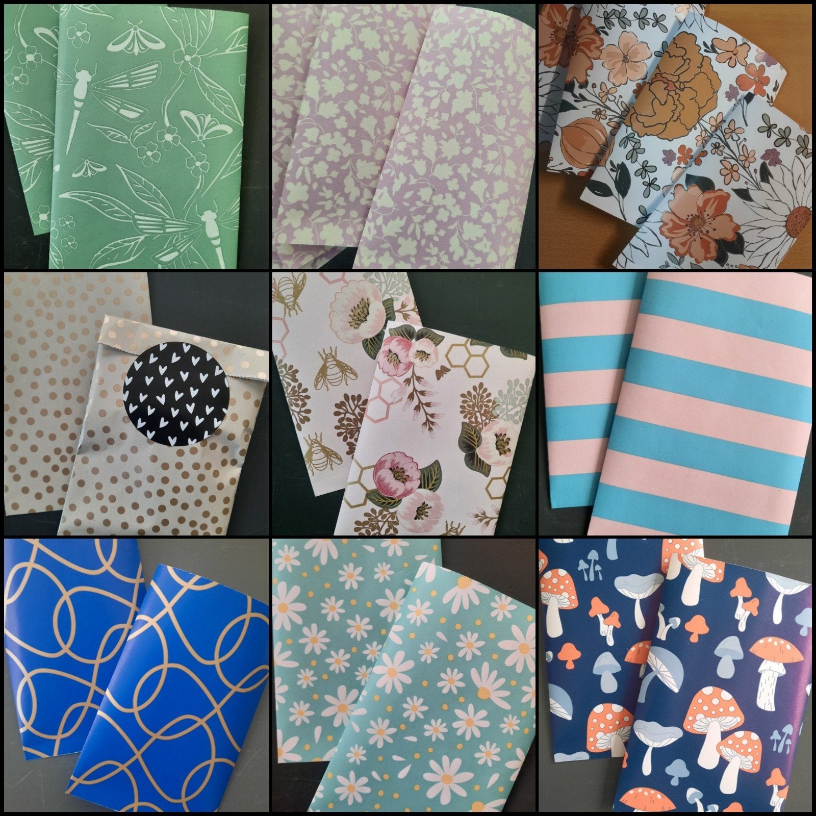 Pakket van 100 papieren inpakzakjes kadozakjes zakjes partij, Verzenden, Nieuw, Sqoreboutique@gmail.com, Sqore Boutique