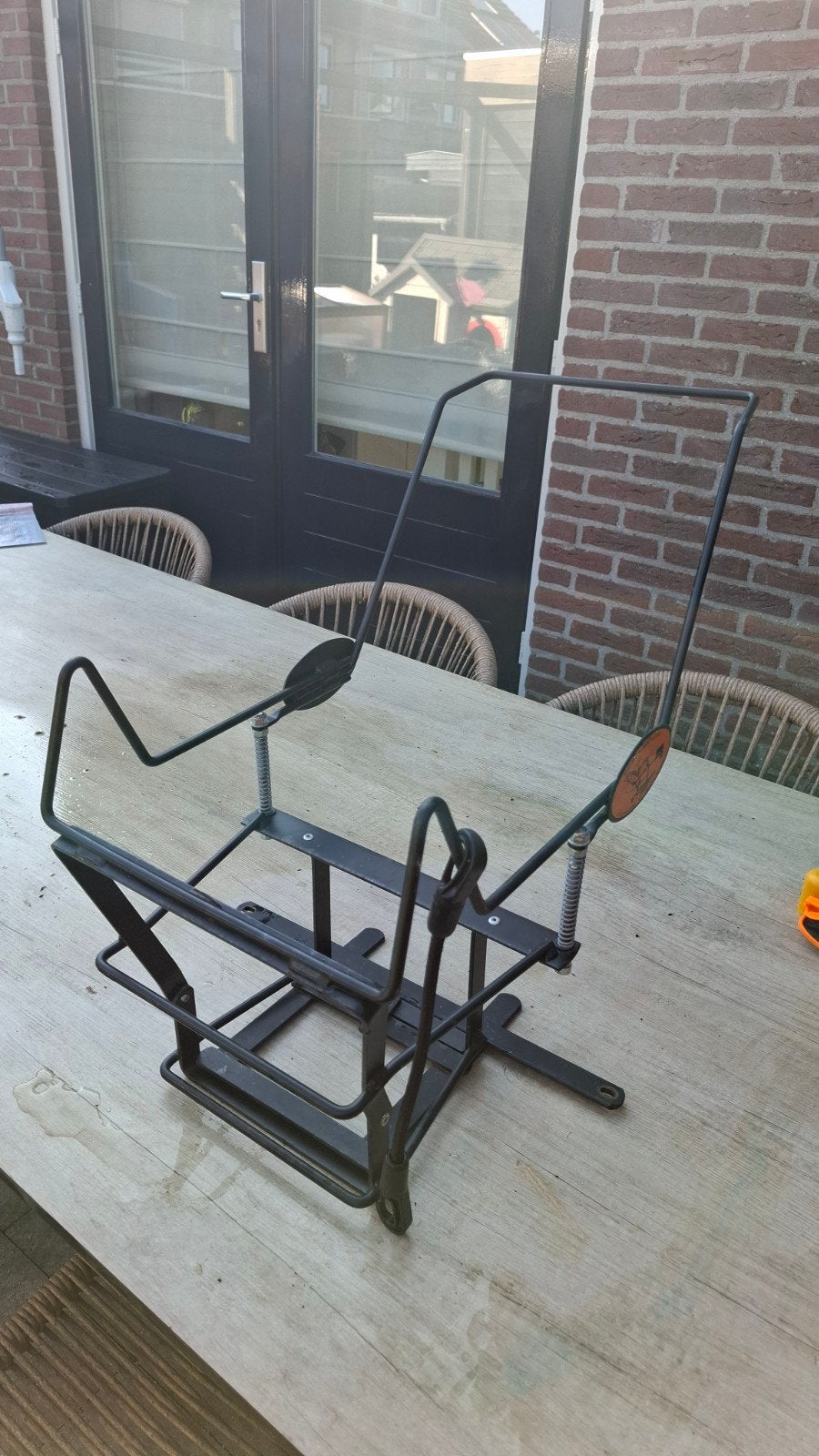 Fietsstoeltje voor kinderen - Vintage model, Fietsen en Brommers, Ophalen, Gebruikt, Kinderkar, Minder dan 20 kg