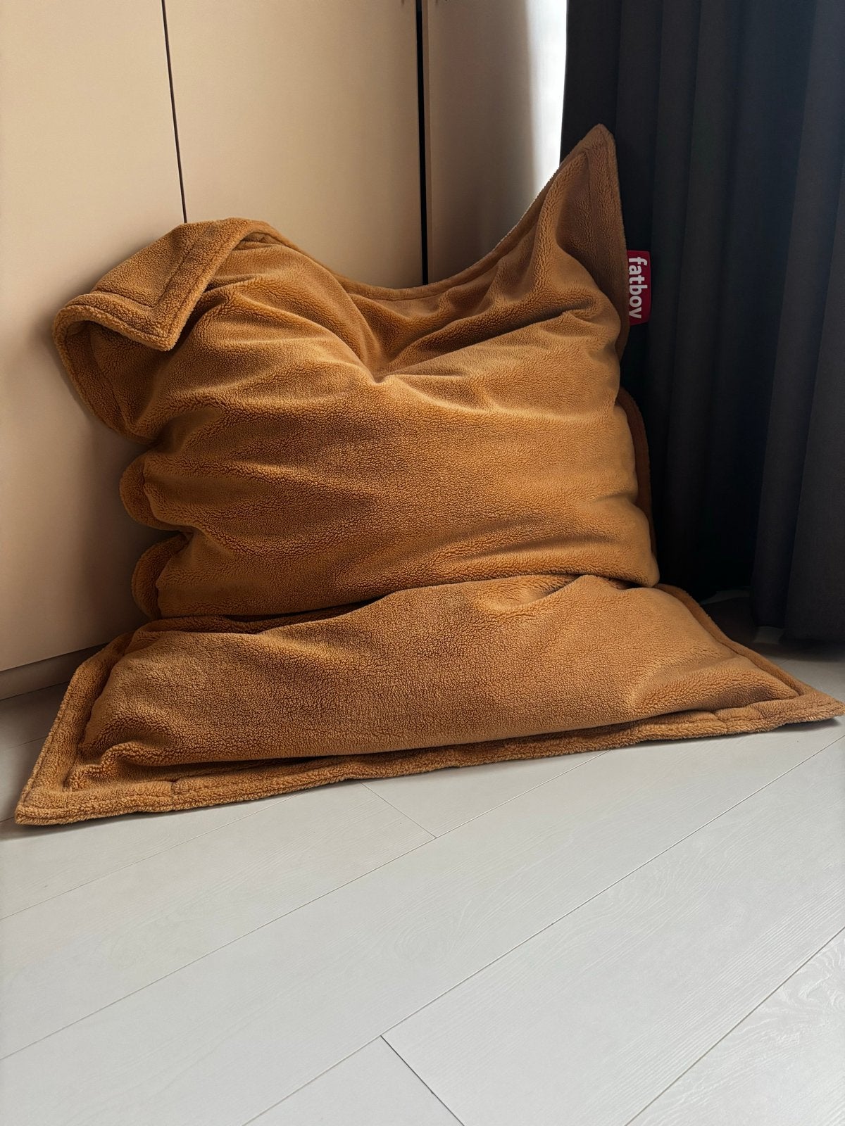 Fatboy Original Slim Teddy Zitzak, Ophalen of Verzenden, Zo goed als nieuw, Beige, Zitzak
