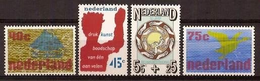 Nederland NVPH nr 1094/7 postfris Gecomb. Uitgifte 1976, Ophalen of Verzenden, Na 1940, Postfris