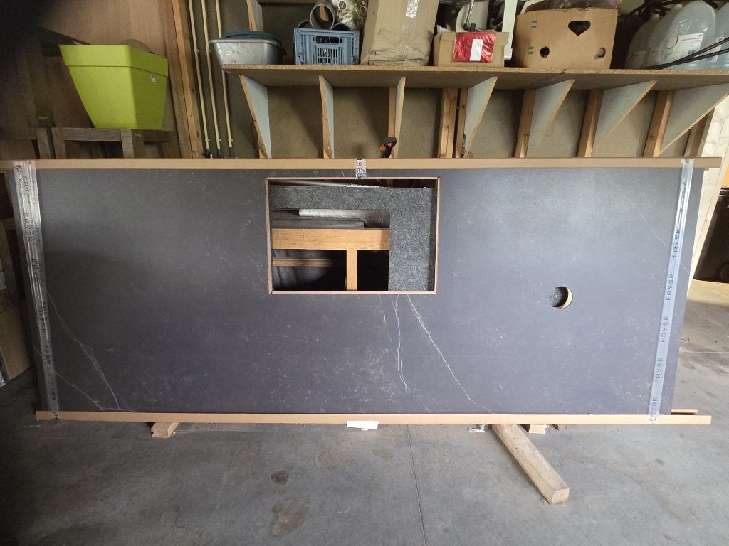 Keukenblad (Eiland), Huis en Inrichting, Keuken | Keukenelementen, Ophalen, 75 cm of meer, Nieuw, 200 cm of meer