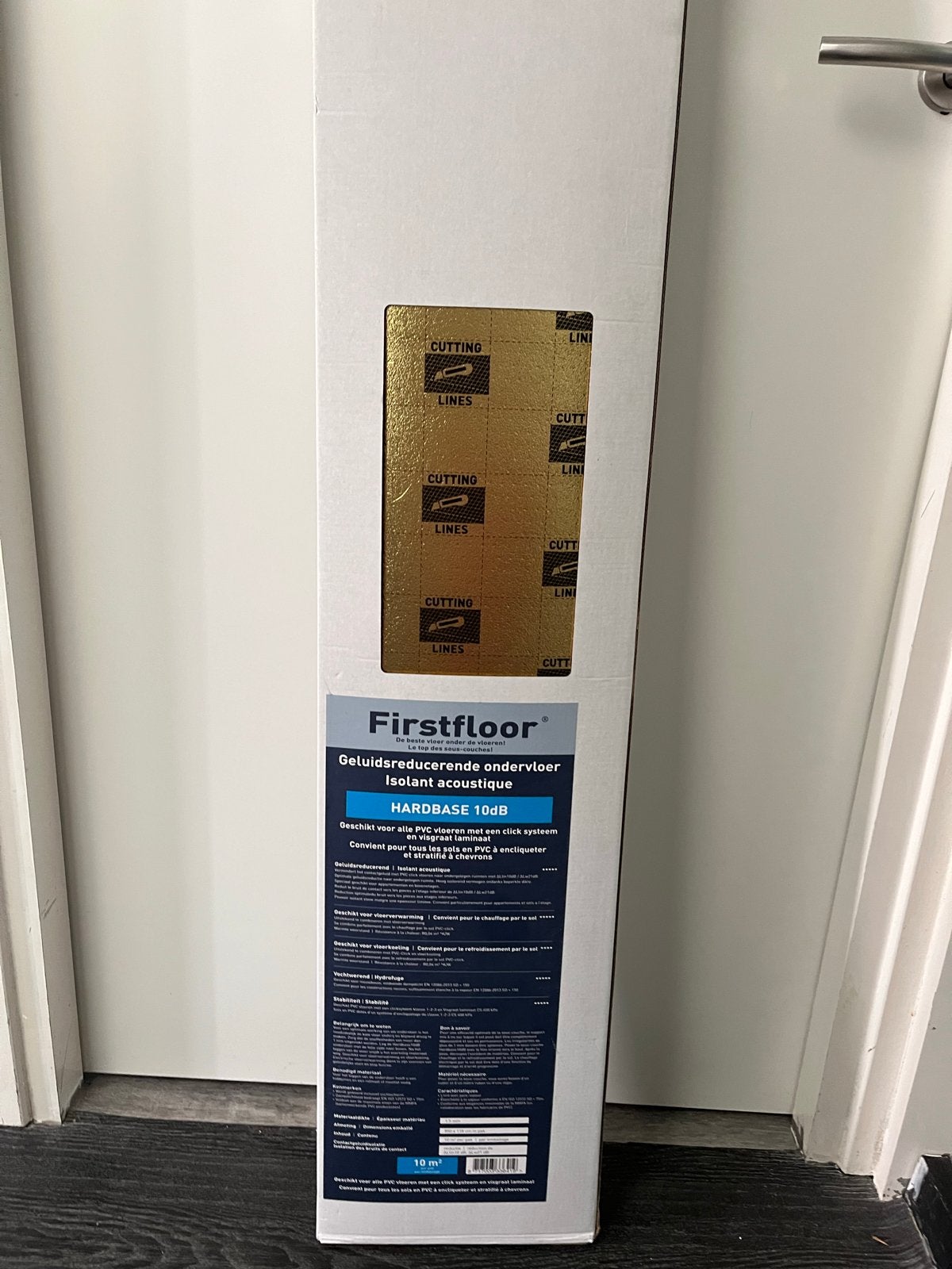 Firstfloor Hardbase 10dB ondervloer - ruim 8m2 over, Ophalen, Overige materialen, 30 cm of meer, 50 tot 150 cm