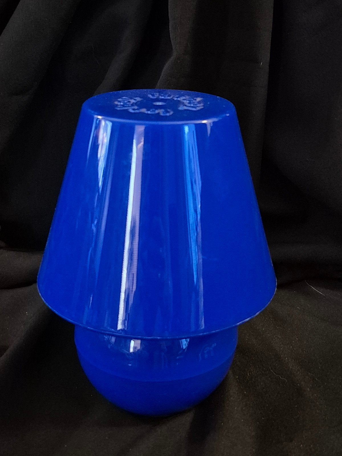 Blauw fatboy snacklight zgan lampje nachtlampje, Huis en Inrichting, Blauw, Kunststof, Paddenstoellamp, 19 cm