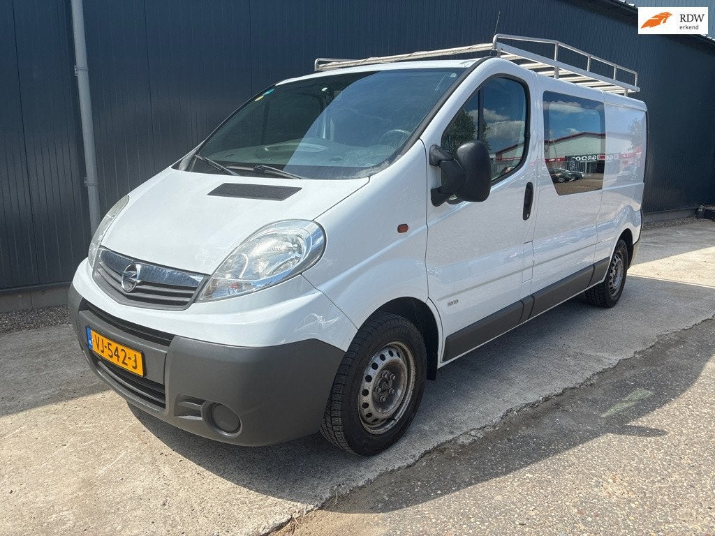 Opel Vivaro 2.0 CDTI L2H1, Dubbel cabine, 6pers., Euro 5, Stof, Zwart, 4 cilinders