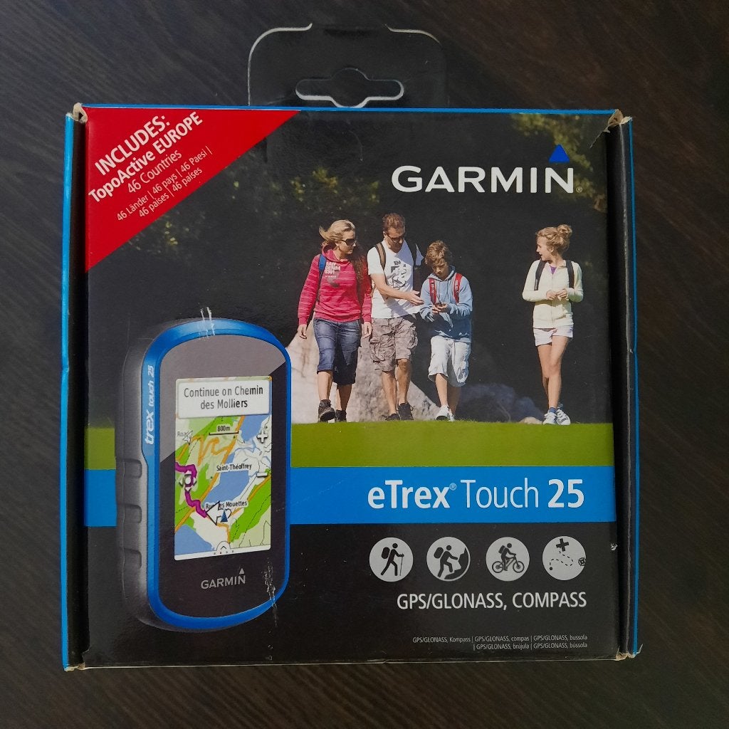 Garmin eTrex touch 25, Ophalen of Verzenden, Zo goed als nieuw, Navigatie of Gps