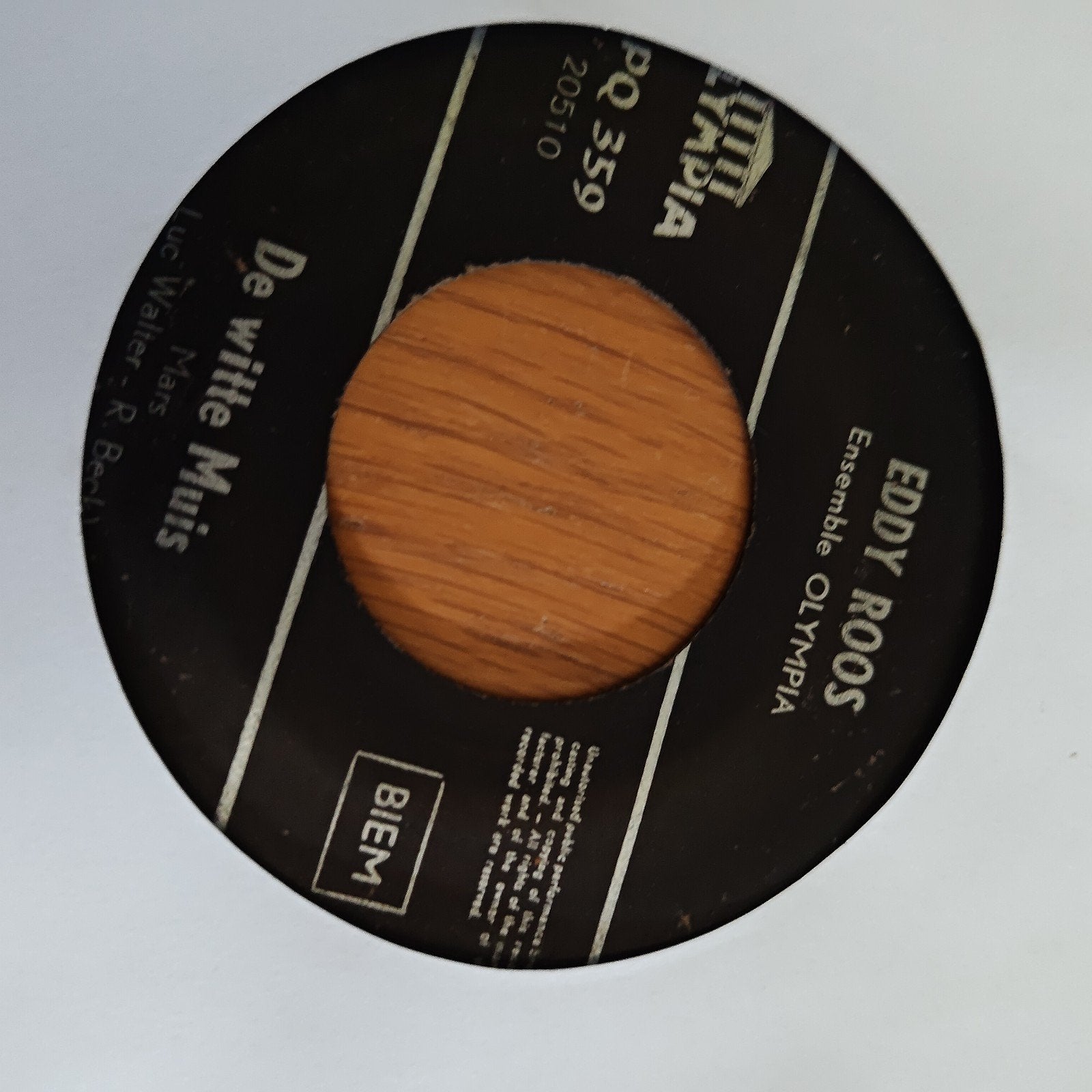 Eddy Roos Ensemble Olympia - Blijf van mijn katteke 7 inch, Cd's en Dvd's, Vinyl Singles, Gebruikt, Schlager, EP, 7 inch, Ophalen of Verzenden