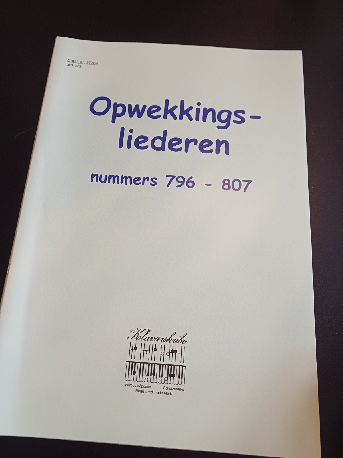 Opwekkingsliederen Nummers 796-807 - Bladmuziek klavar, Gebruikt, Overige soorten, Ophalen of Verzenden, Religie en Gospel