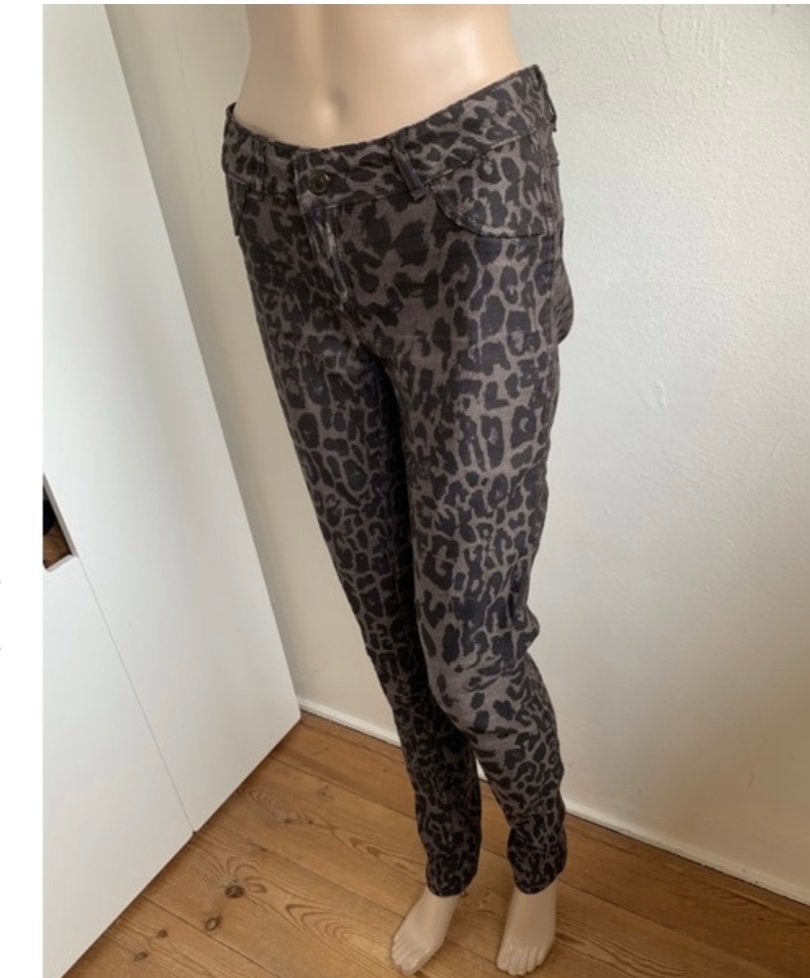 Nieuw supertrash jeans bruin gecoat panter maat 30 M L broek, Maat 38/40 (M), Nieuw, Ophalen of Verzenden, Lang