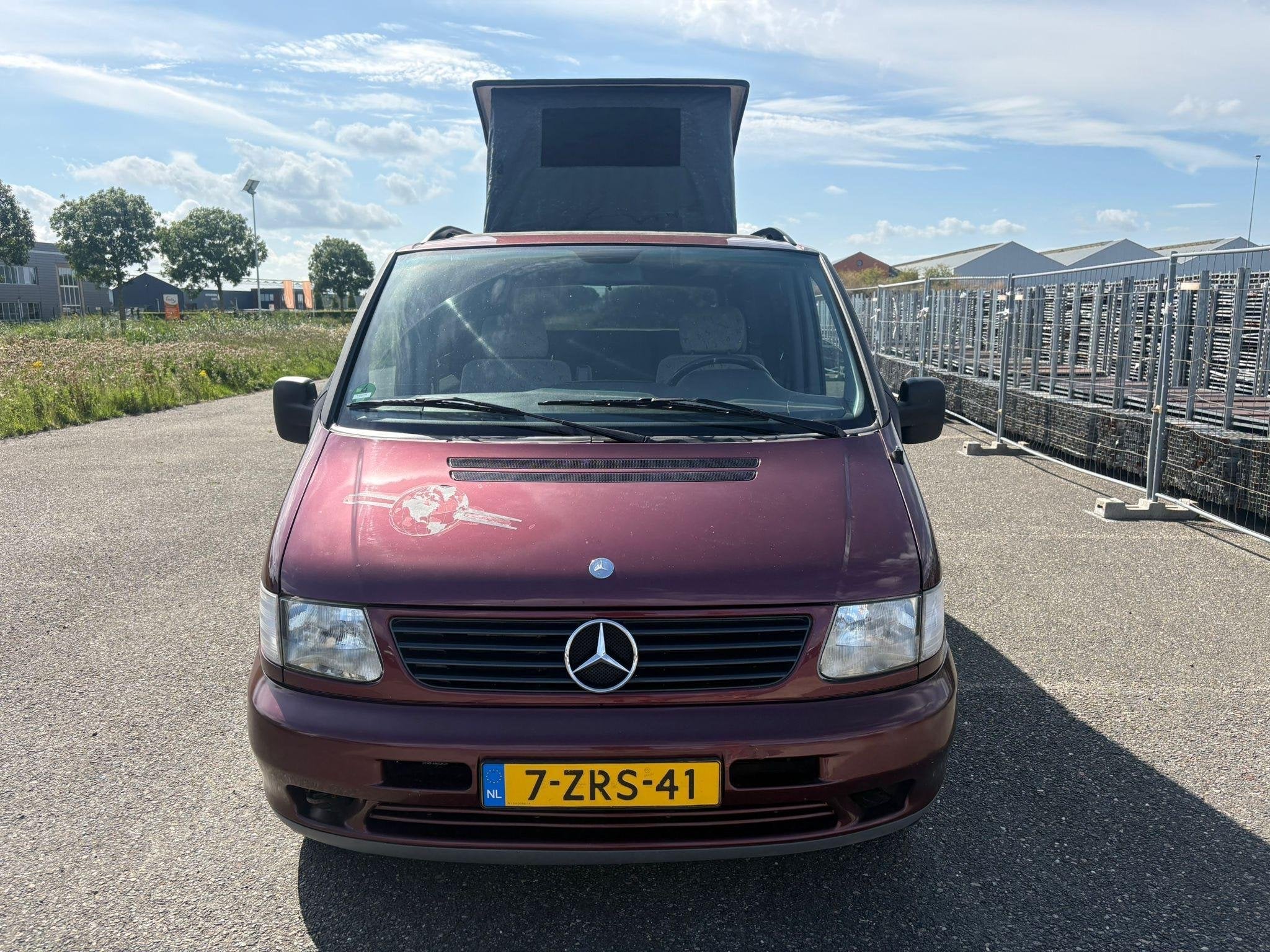 Mercedes-benz Vito,114 Camper ombouw, Auto's, Bestelauto's, Euro 2, Stof, Gebruikt, 2000 kg