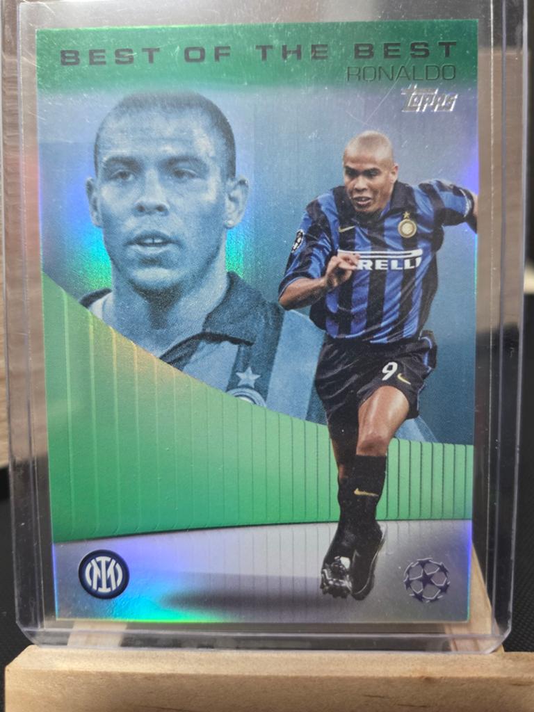 Ronaldo R9 Topps Kaart 69/99 Groen - Top Staat, Ophalen of Verzenden