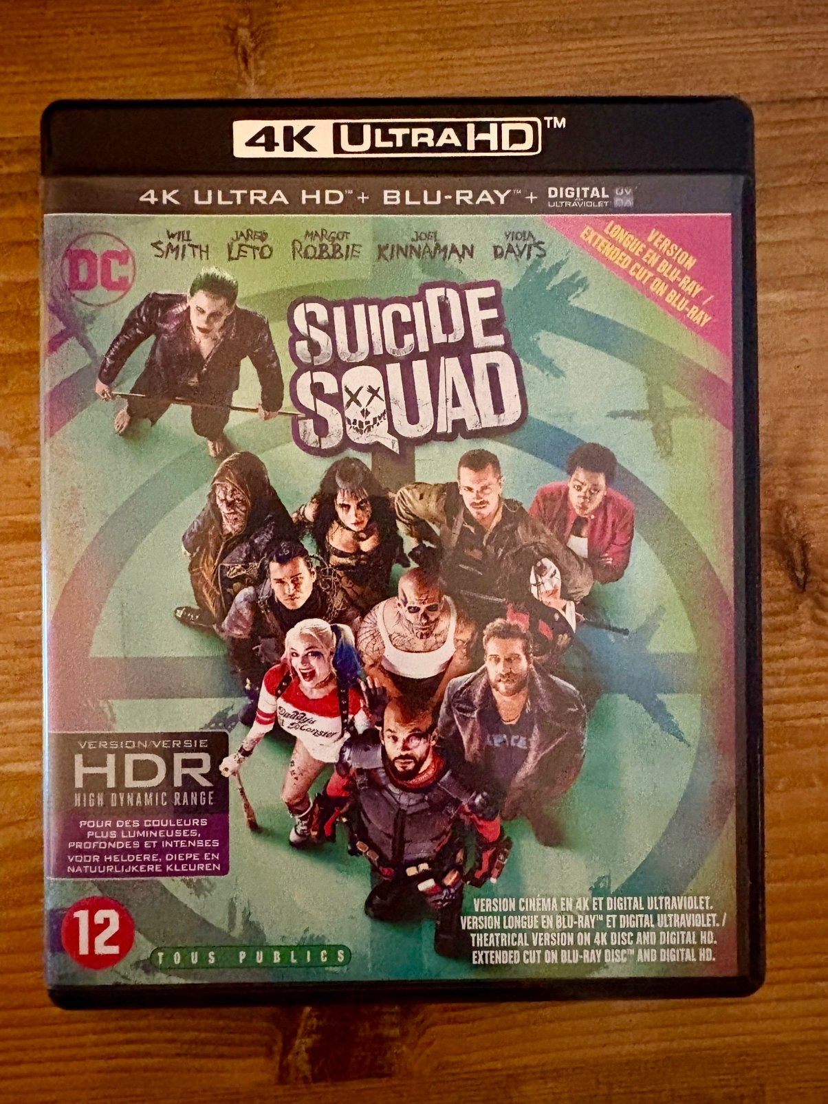 4kuhd & bluray: Suicide Squad (Margot Robbie), Cd's en Dvd's, Ophalen of Verzenden, Zo goed als nieuw
