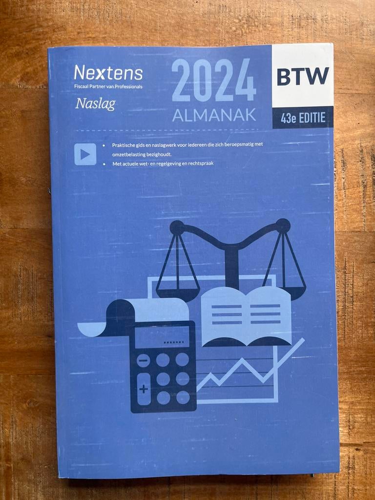 Btw almanak 2024, Ophalen of Verzenden, Zo goed als nieuw, Nico van Duijn, Economie en Marketing