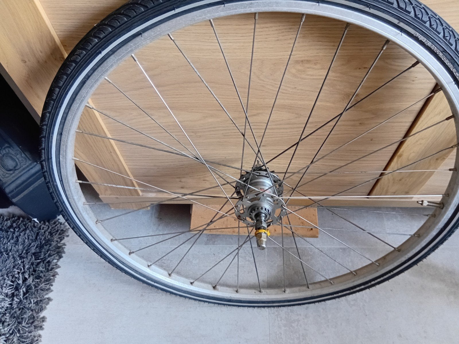 shimano nexus 3 28 inch rollerbrake, Fietsen en Brommers, Fietsonderdelen, Gebruikt, Shimano nexus 3 versnellingen, Aluminium