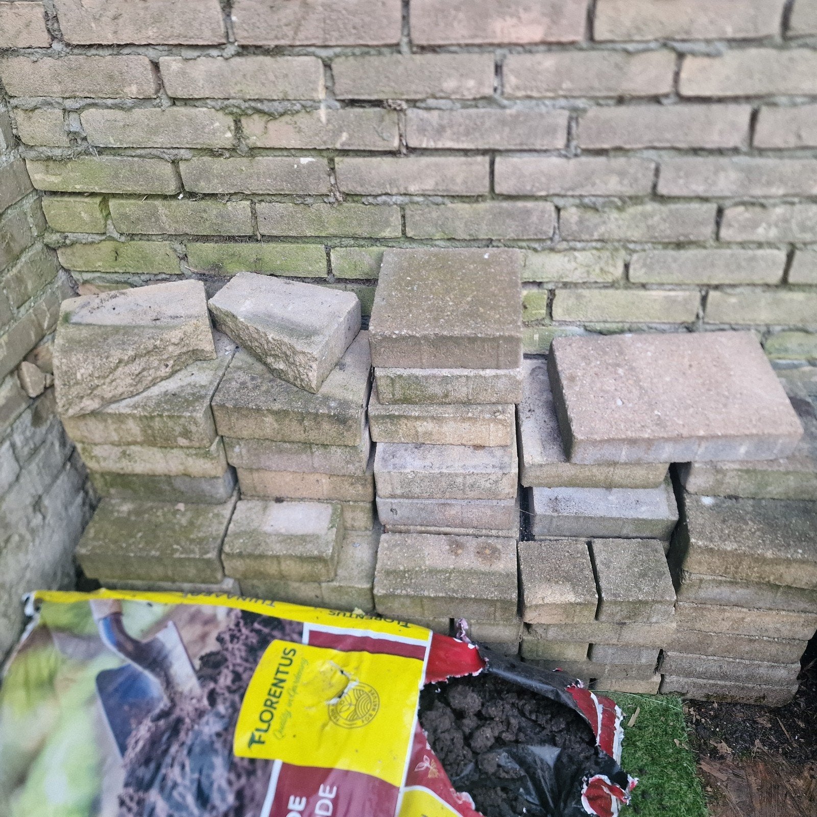 Gratis af te halen: Gebruikte terrastegels, Ophalen, Gebruikt, Minder dan 5 m², Beton