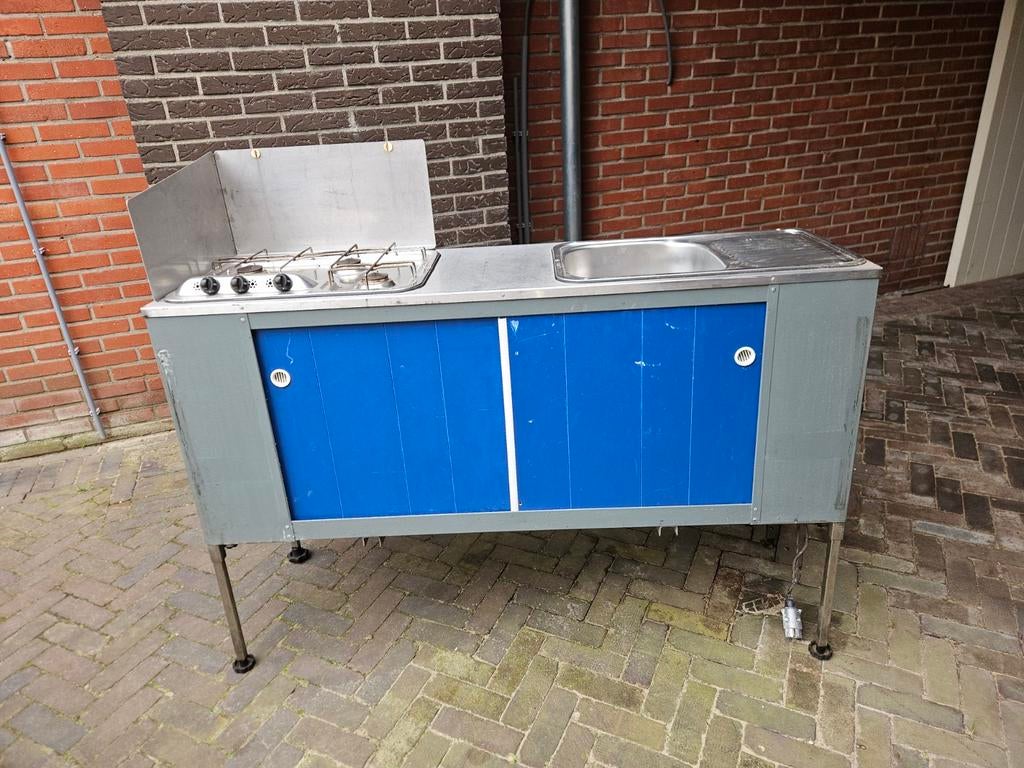 Bermkeuken / keuken vouwwagen - Ideaal voor kamperen, Ophalen, Gebruikt