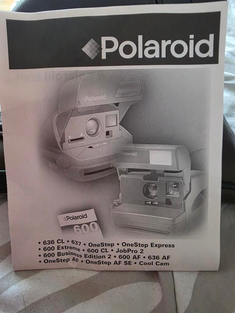 Polaroid 600 Instant Camera met Handleiding, Audio, Tv en Foto, Fotocamera's Analoog, Ophalen of Verzenden, Gebruikt, Polaroid