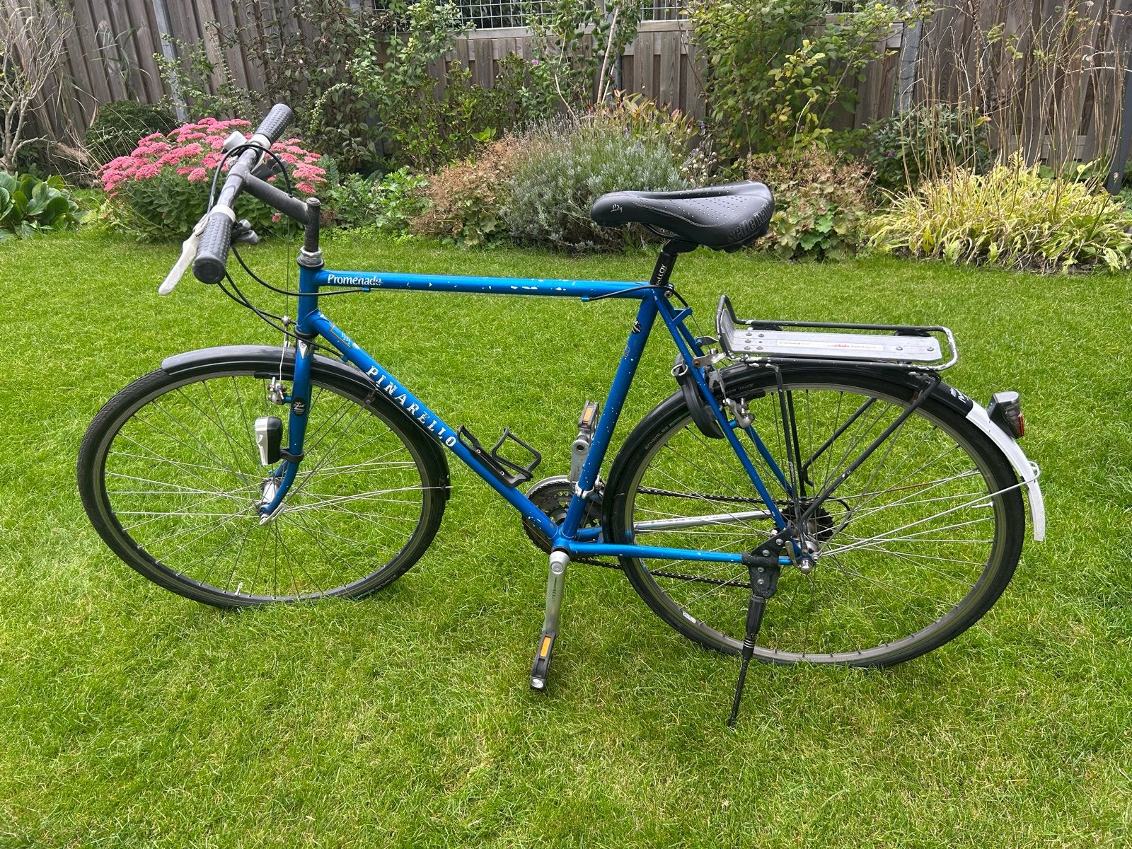 Pinarello Promenade Vintage Herenfiets - Framemaat 57, Fietsen en Brommers, Gebruikt, Velgrem, Versnellingen, 57 tot 61 cm