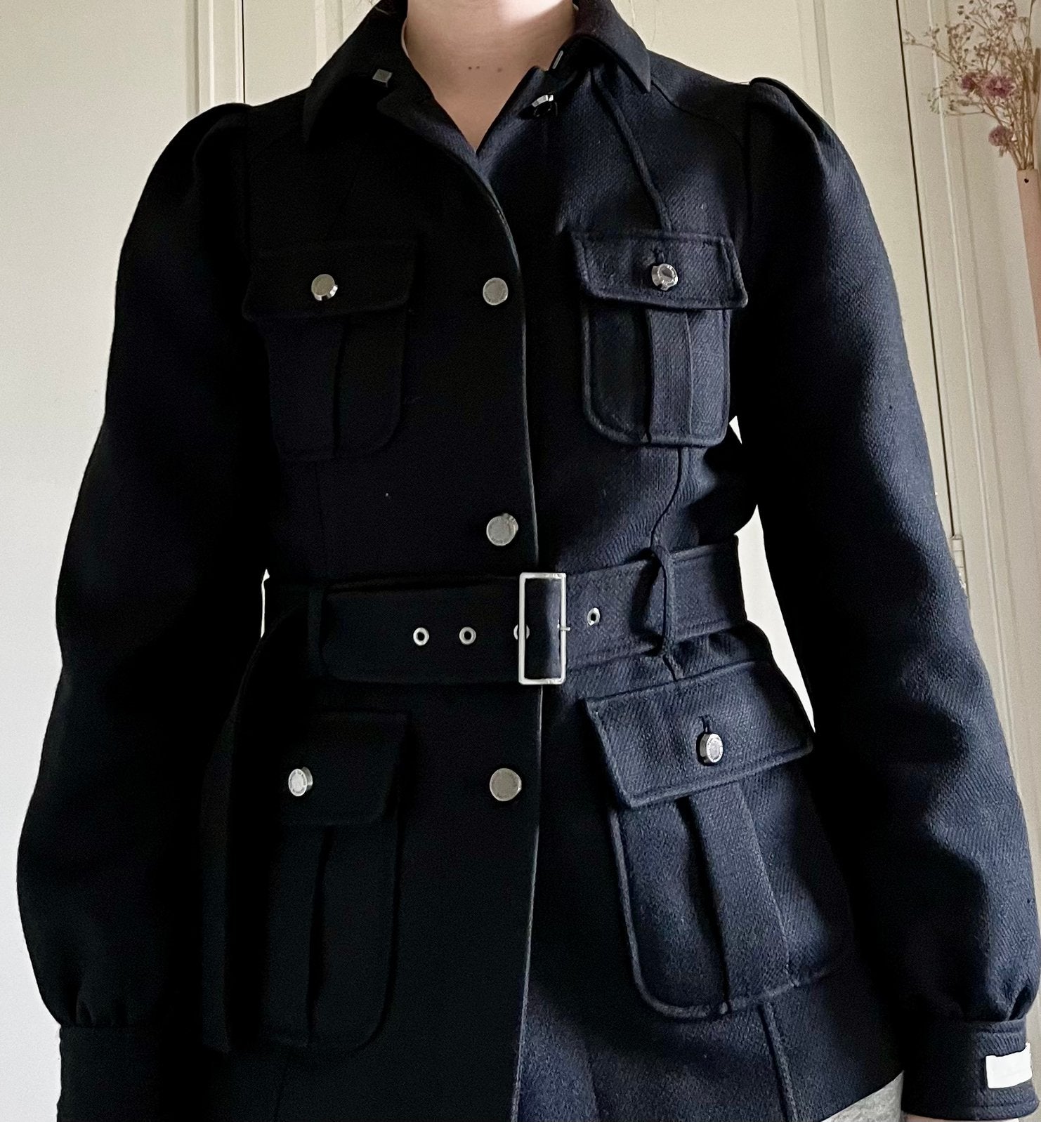 Ted Baker jas maat 1 (XS/S), Ophalen of Verzenden, Zo goed als nieuw, Maat 34 (XS) of kleiner, Blauw