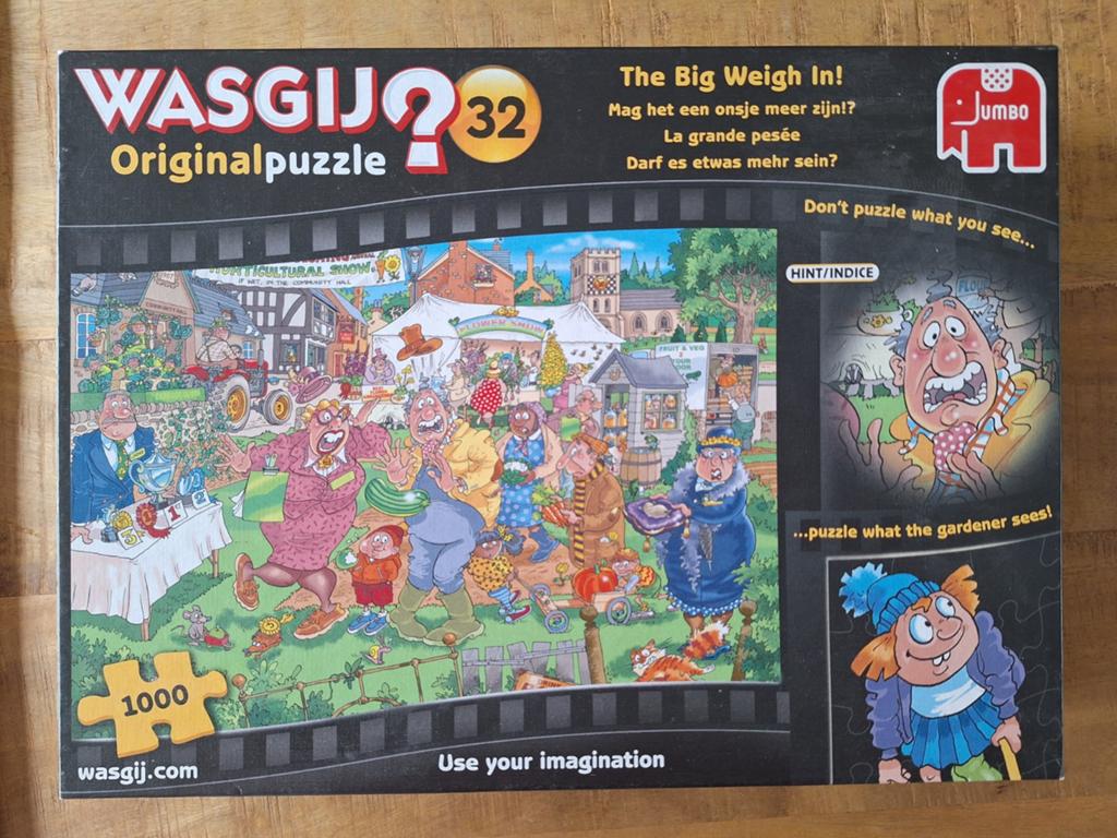 Wasgij original 32, Ophalen, 500 t/m 1500 stukjes, Zo goed als nieuw, Legpuzzel