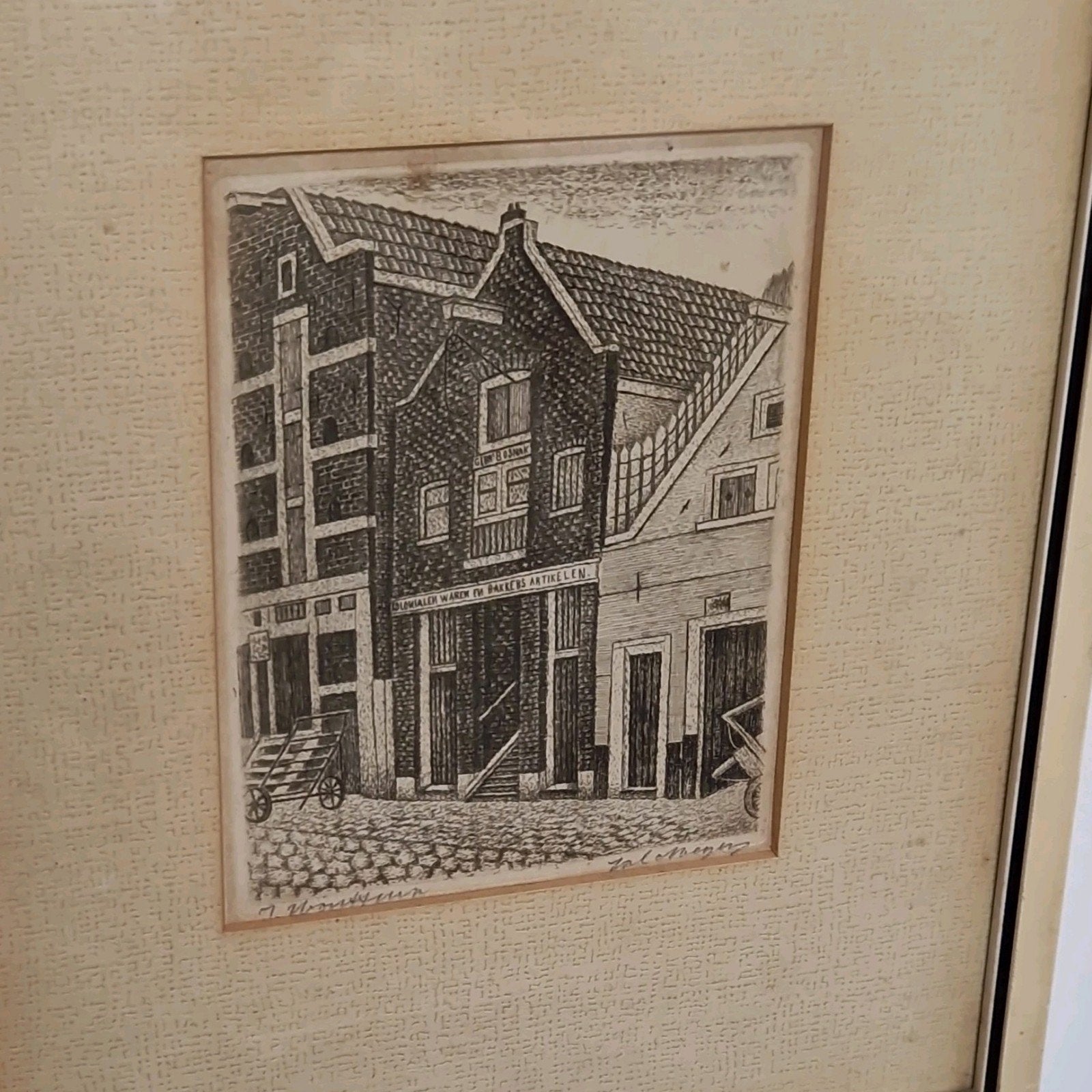 Sal Meijer Gebr. Bosnak te Amsterdam gesigneerd, Ophalen of Verzenden