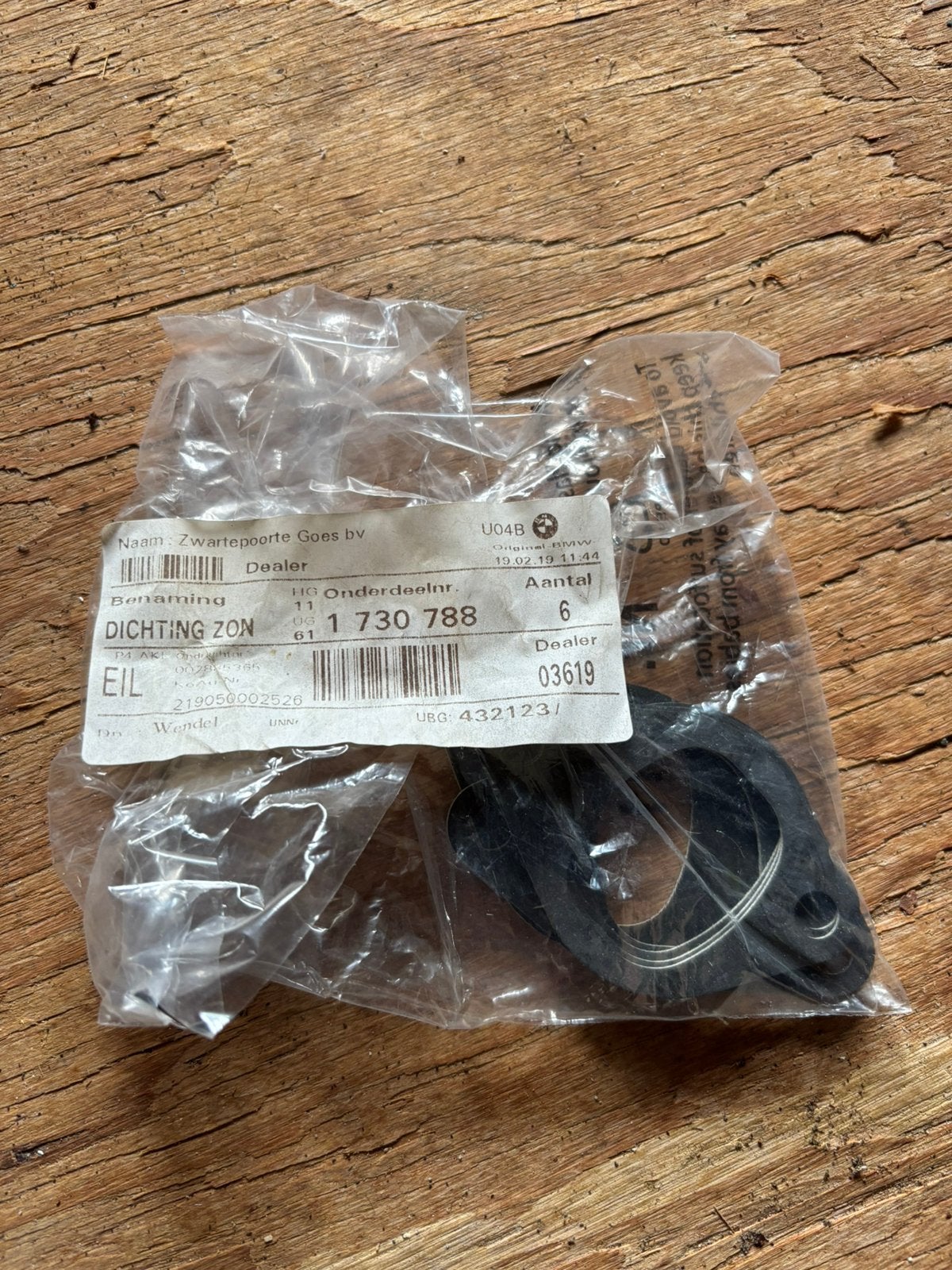 6x inlaatpakking bmw m30, Ophalen of Verzenden, BMW