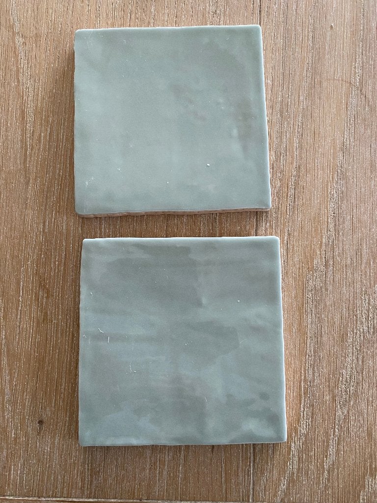 Keramische tegels 13x13 grijs/groen, Ophalen, Minder dan 50 cm, Groen, Nieuw