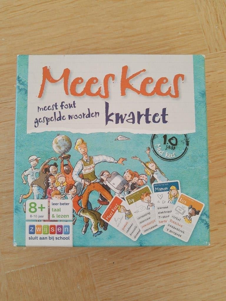 Zwijsen Mees Kees meest fout gespelde woorden kwartet 8+, Ophalen of Verzenden, Zo goed als nieuw, Taal en Lezen