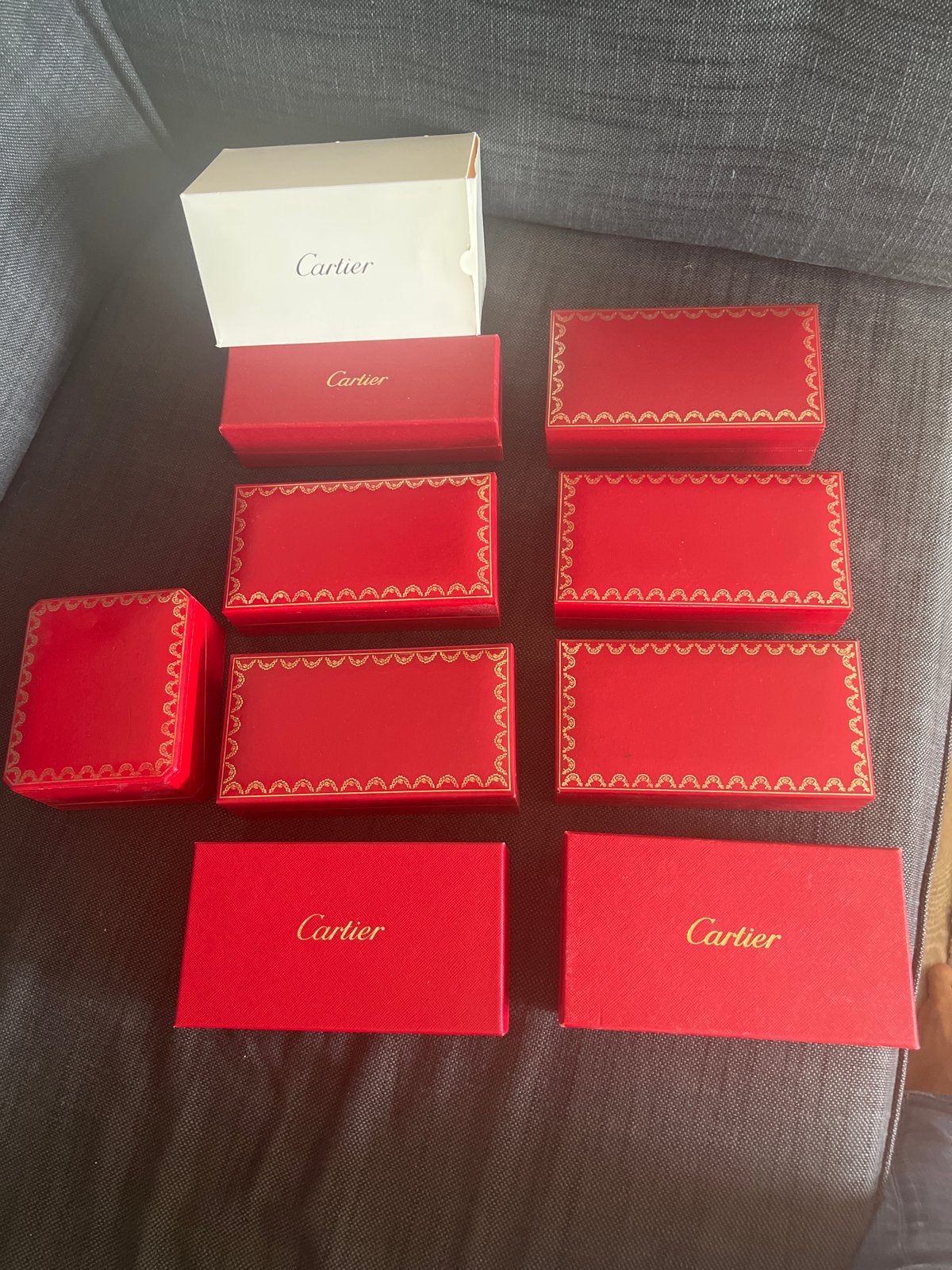 9 Originele Cartier brillendozen - Doe een leuk bod!, Ophalen of Verzenden, Gebruikt