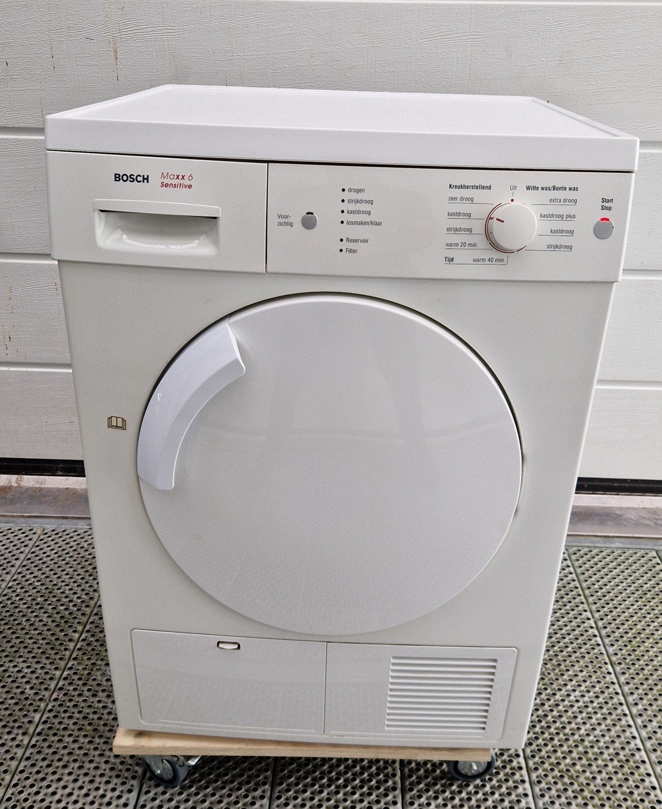 Bosch Maxx 6 Sensitive Condensdroger - Gebruikt, Ophalen, 6 tot 8 kg, Gebruikt, Anti-kreukfase