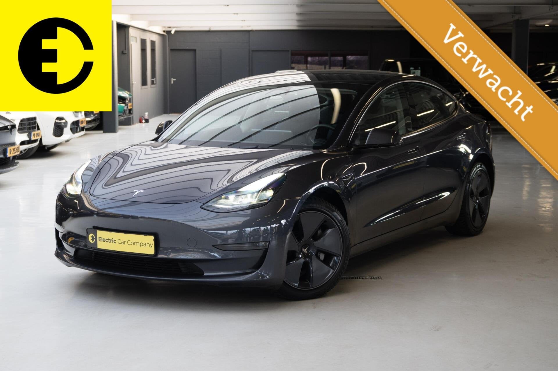 Tesla Model 3 Long Range AWD 75 kWh | Stoelverwarming | Pano, Auto's, Tesla, Automaat, Gebruikt, Zwart, Leder