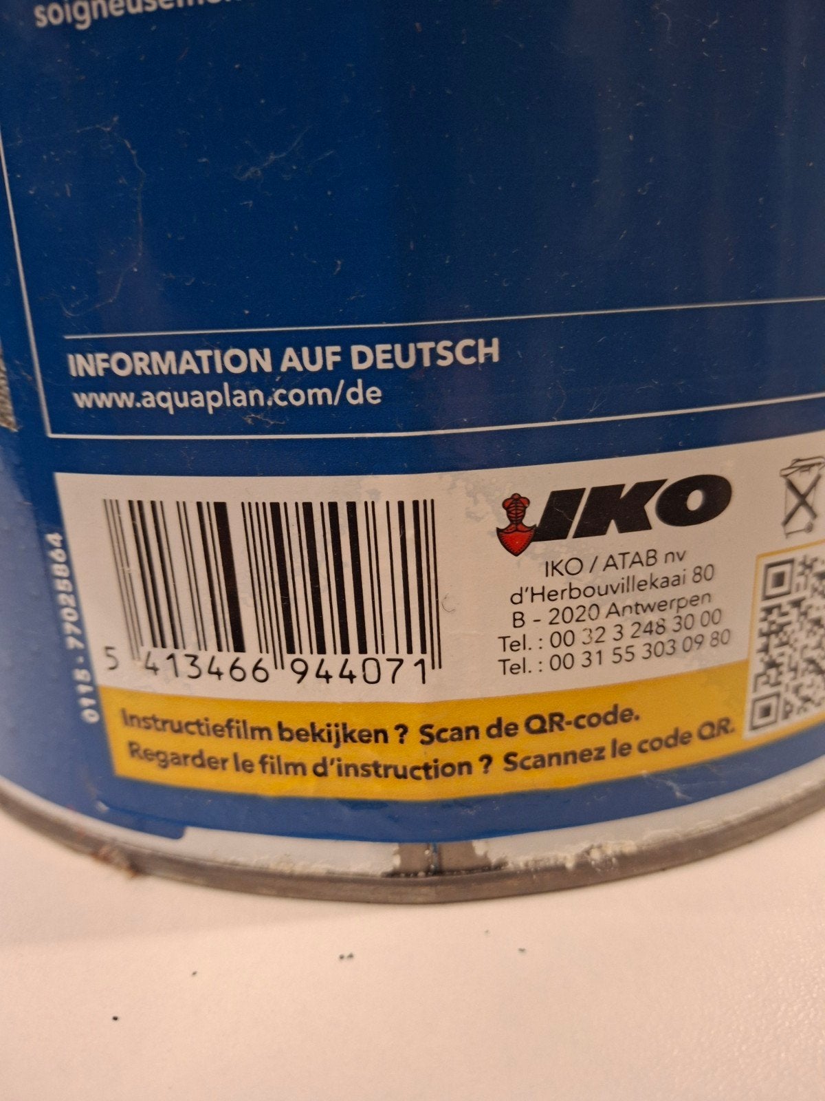 Aquaplan Dak-Dicht Waterdichte Dakbescherming - 4kg, Info@aquaplan.com, Zwart, Nieuw, Beits