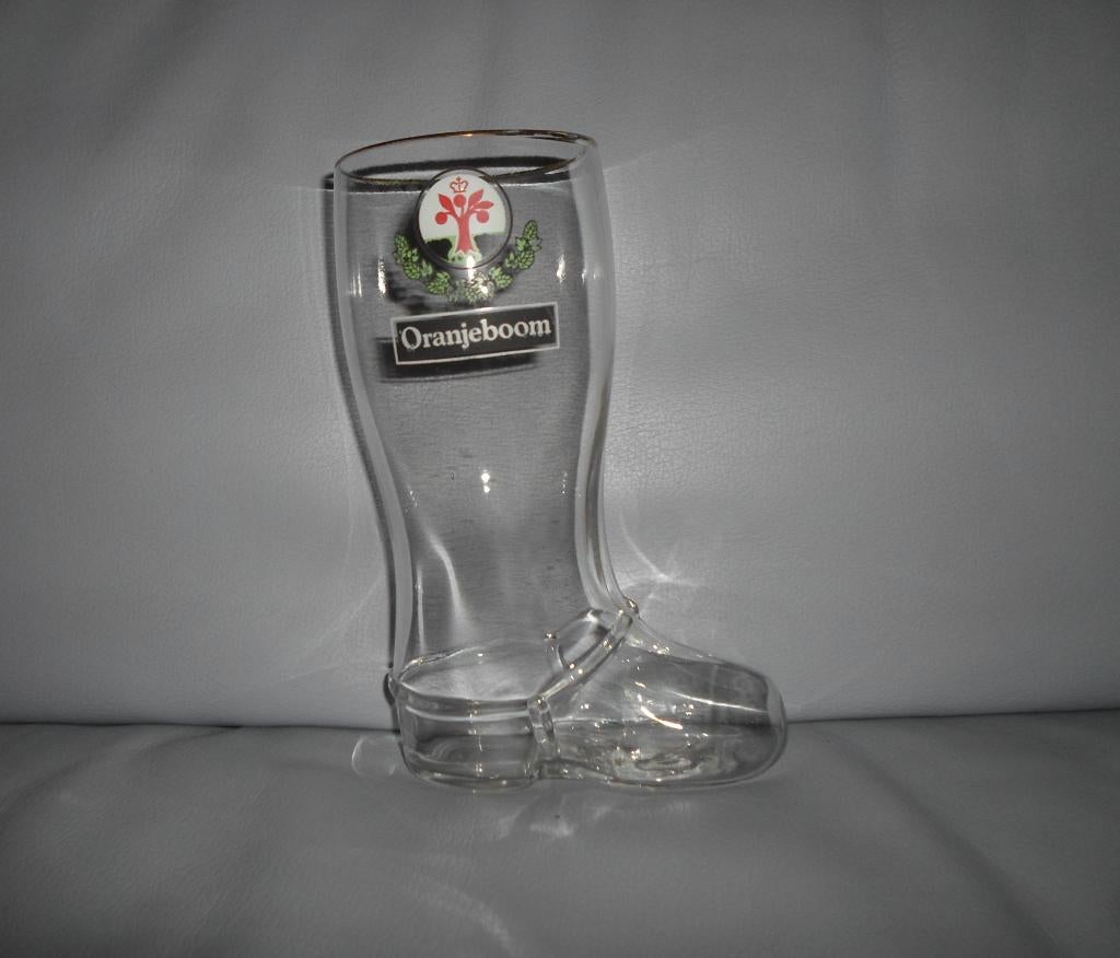 Bierglas Laars Oranjeboom, Ophalen of Verzenden, Zo goed als nieuw, Glas of Glazen, Oranjeboom