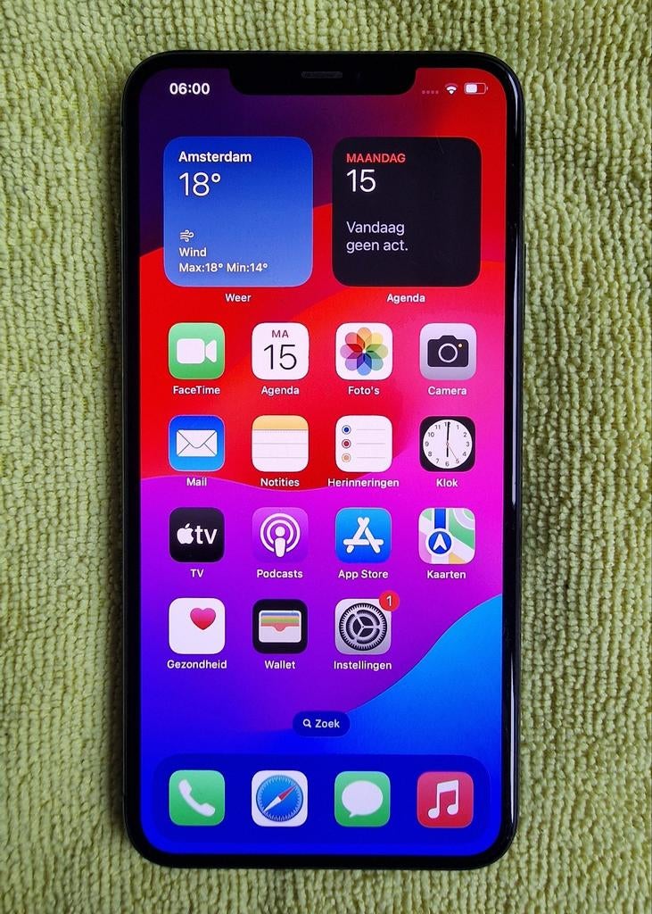 iPhone 11 Pro Max 512GB - Groen, Telecommunicatie, Mobiele telefoons | Apple iPhone, Gebruikt, 512 GB, Zonder abonnement, Zonder simlock