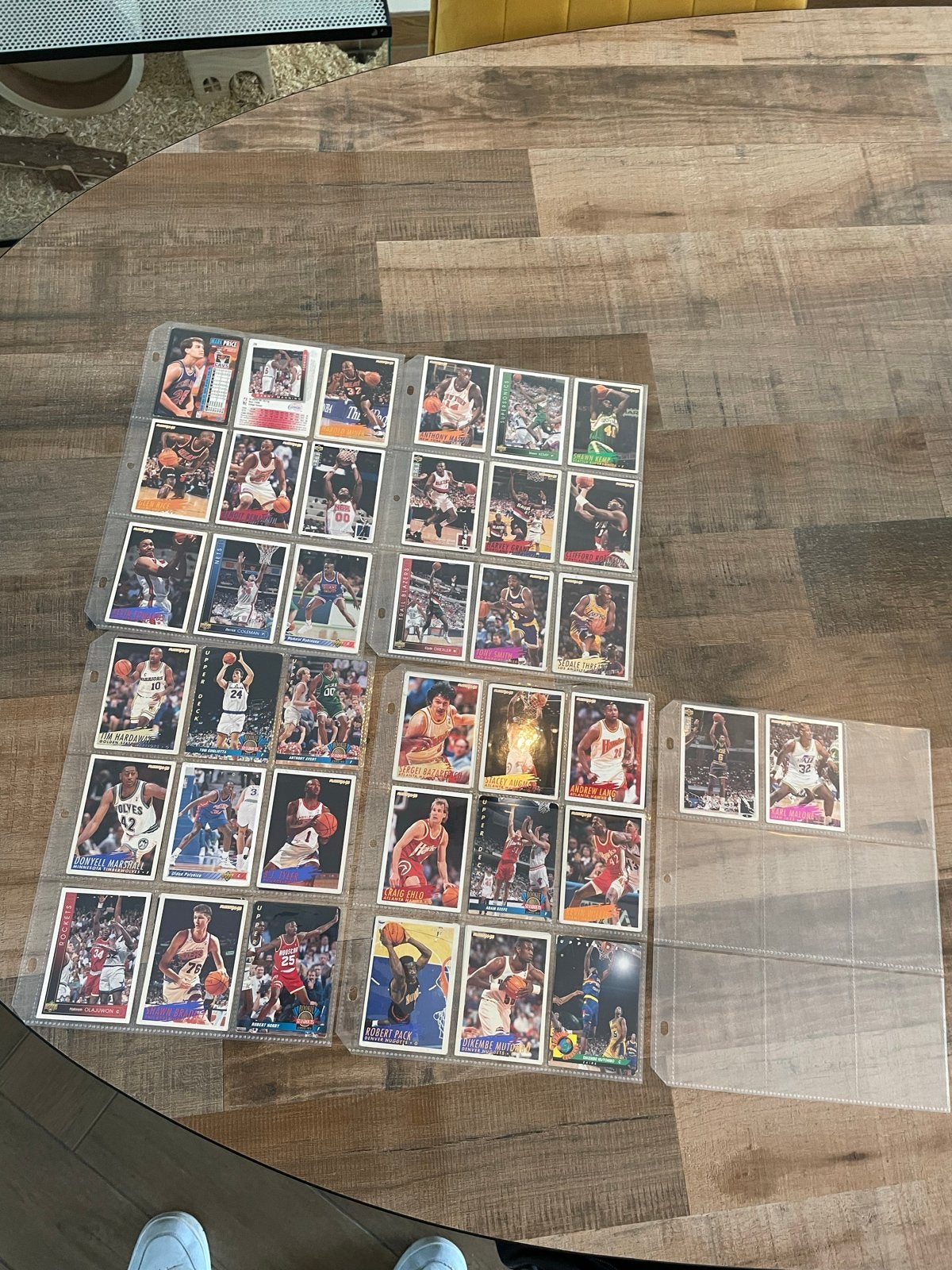 Grote collectie NBA basketbal kaarten (jaren '90), Ophalen of Verzenden, Gebruikt, Overige sporten, Spelerskaart